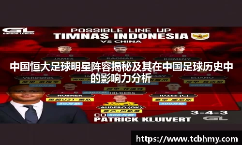 中国恒大足球明星阵容揭秘及其在中国足球历史中的影响力分析